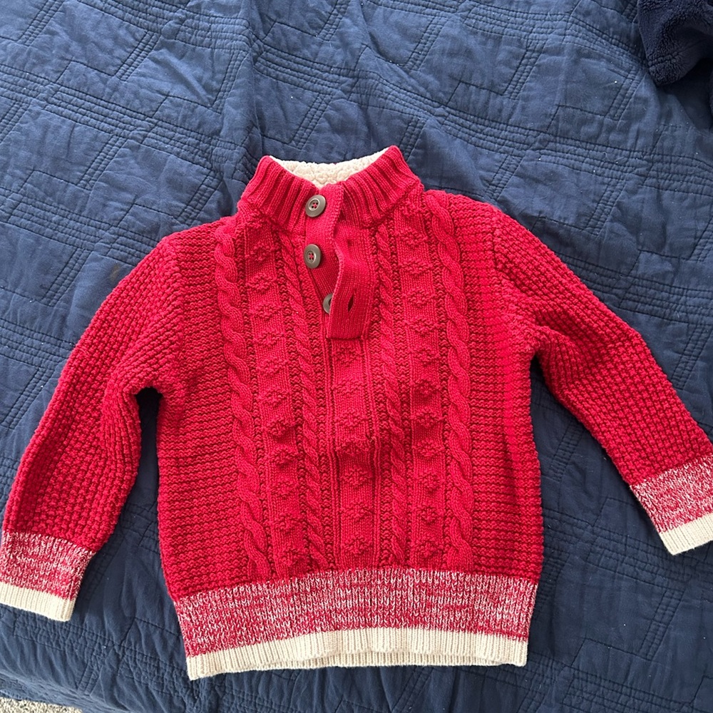 Cherokee 3t red sweater